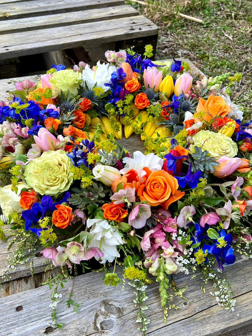 Krans - glade farver