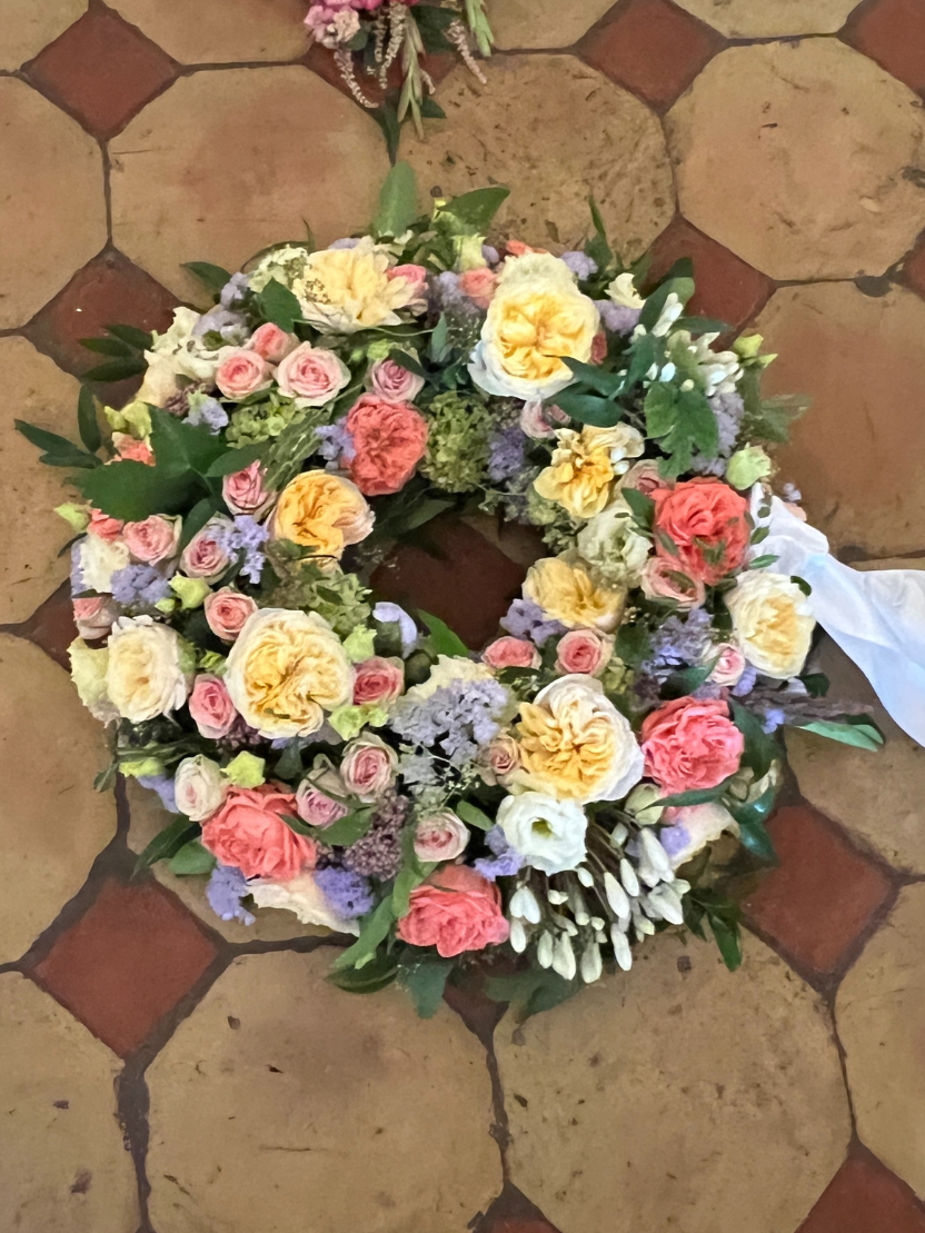 Krans - pastelfarver