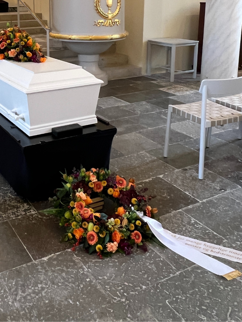 Krans - gyldne farver