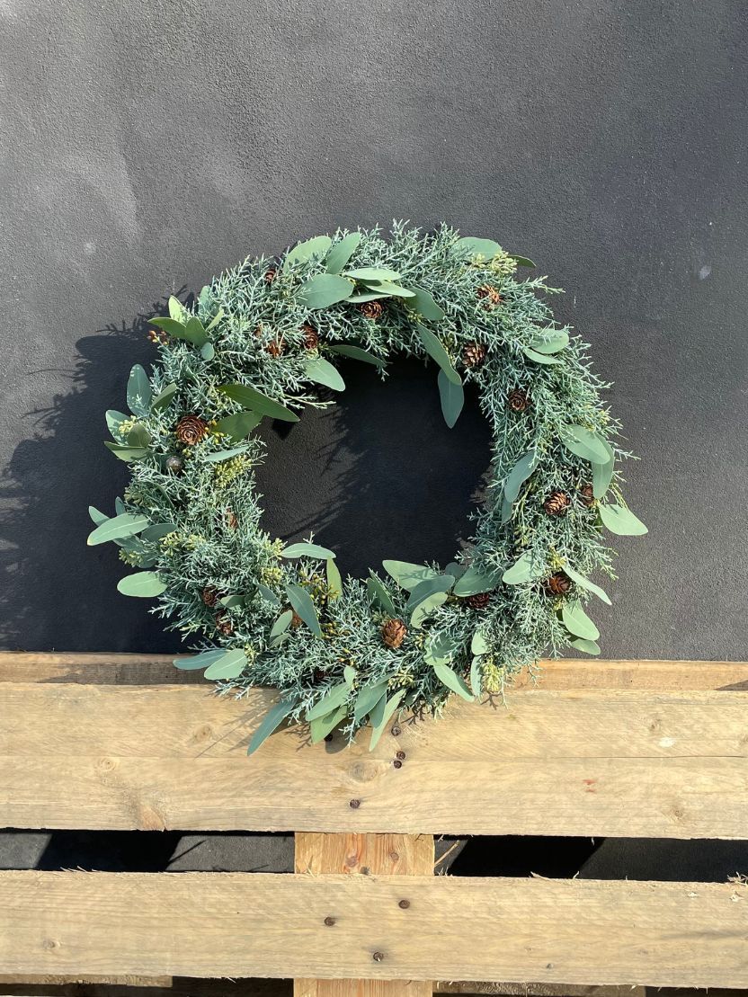 Dørkrans i naturlig stil