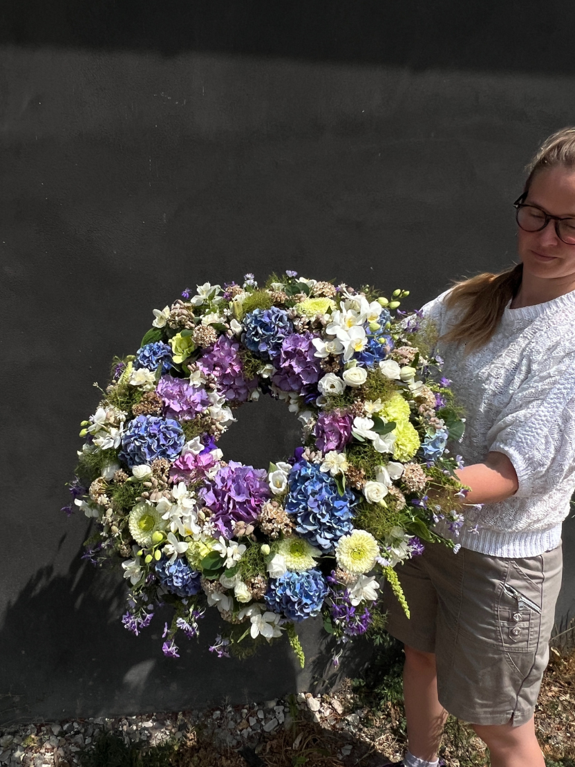 Krans - hortensia